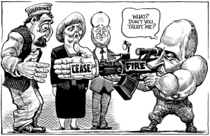 Investor in the Family IITF - Economist Cartoon - Putin Cease Fire